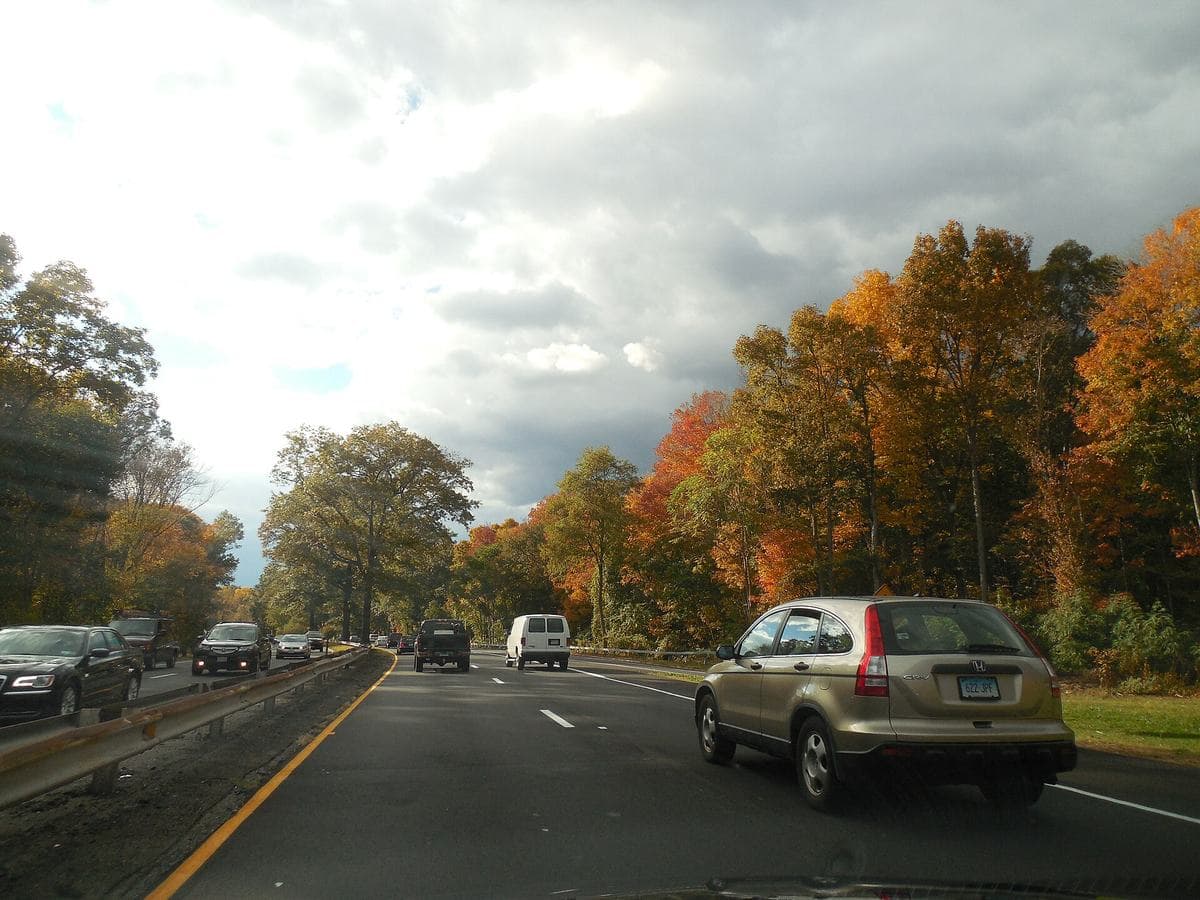 The Merritt Parkway in autumn