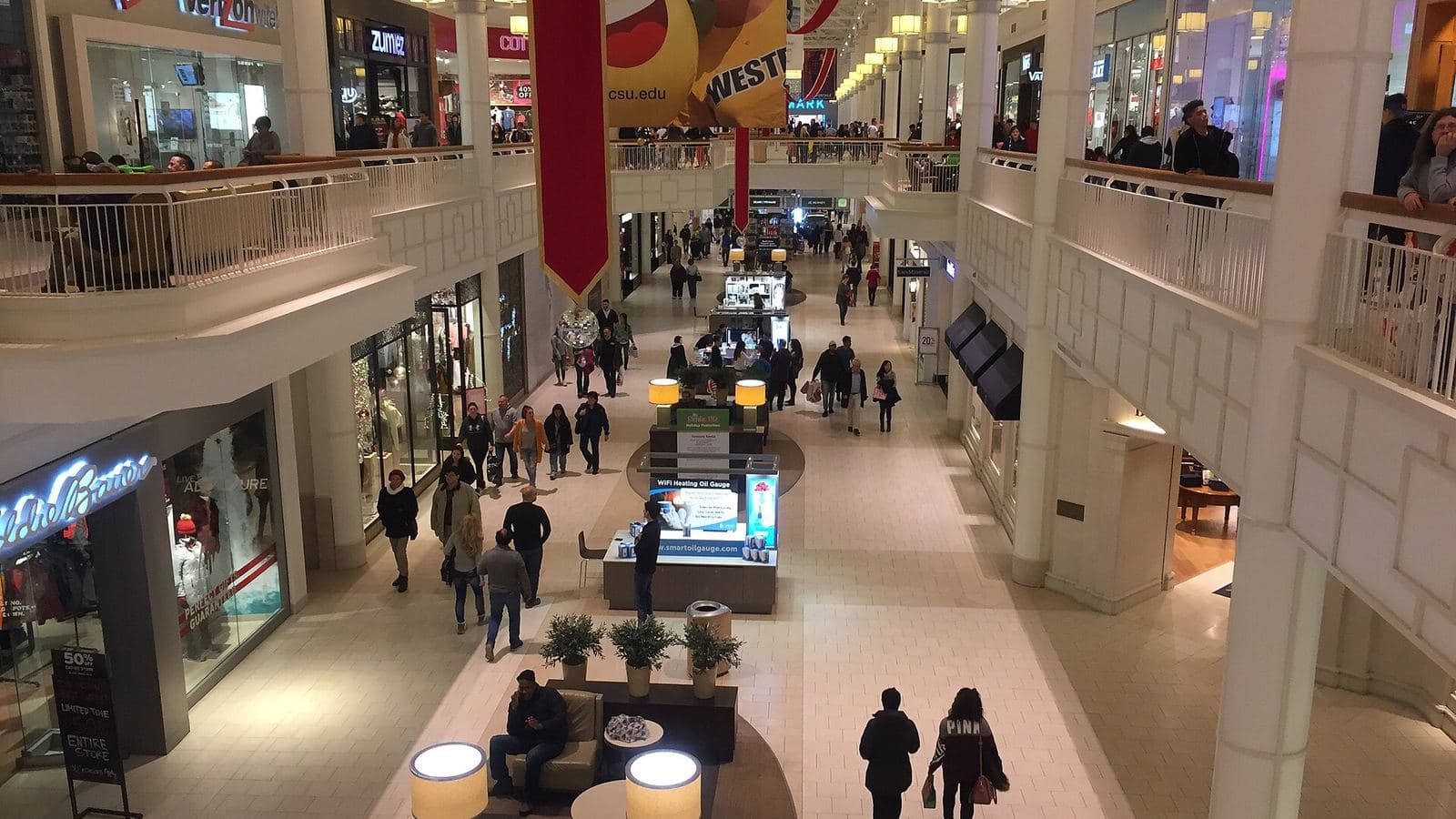 Inside the Danbury Fair mall, Danbury, Connecticut