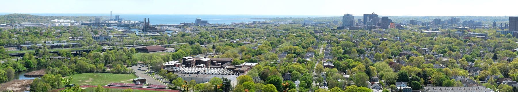 New Haven, Connecticut, seen from East Rock