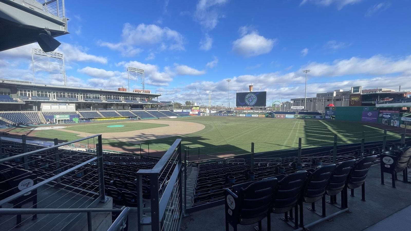 Dunkin' Park in Hartford before the gates open
